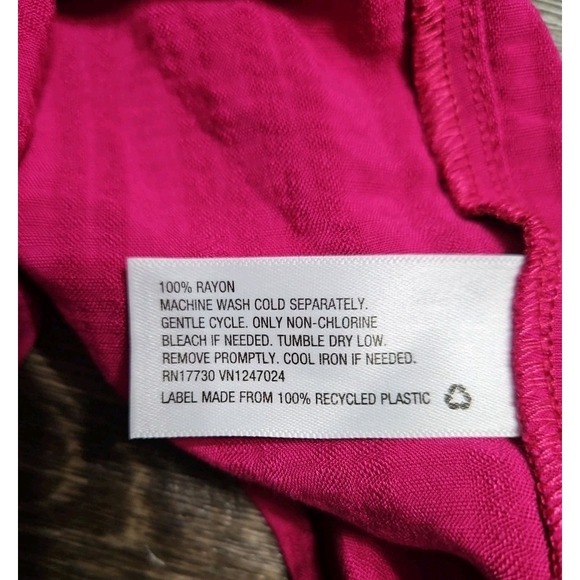 Knox Rose Plus Size 2X Short Sleeve A-line Dress In Magenta - Picture 11 of 11